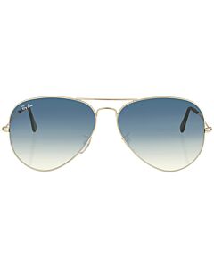 Ray Ban Aviator Gradient 62 mm Silver Sunglasses