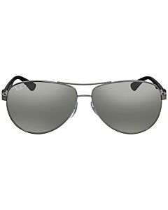 Ray Ban Carbon Fibre 61 mm Gunmetal Sunglasses