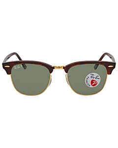 Ray Ban Clubmaster Classic 51 mm Polished Red Havana Sunglasses