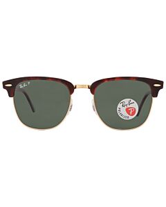 Ray Ban Clubmaster Classic 55 mm Polished Red Havana Sunglasses