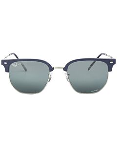 Ray Ban New Clubmaster 51 mm Polished Blue on Silver Sunglasses
