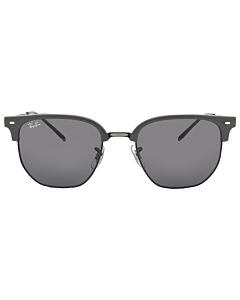 Ray Ban New Clubmaster 53 mm Gray on Black Sunglasses