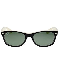 Ray Ban New Wayfarer Color Mix 52 mm Black and Light Brown Sunglasses