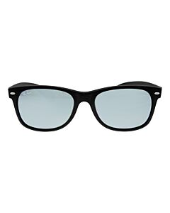 New Wayfarer Flash 55 mm Black Sunglasses