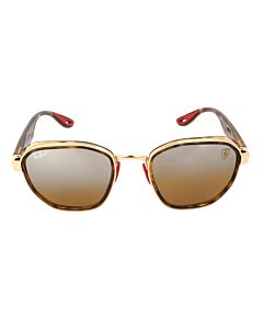 Ray Ban Scuderia Ferrari 51 mm Polished Gold Sunglasses