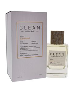 Reserve Sueded Oud by Clean for Unisex - 3.4 oz EDP Spray