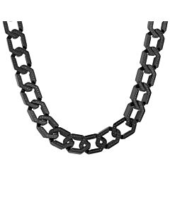 Robert Alton 3.5CTW Black Diamond Stainless Steel with Black Finish 20' Chain