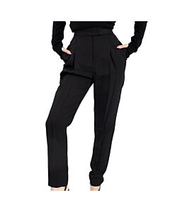Roberto Cavalli Ladies Black High-Waist Trousers