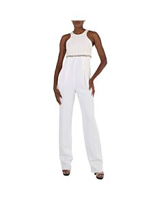 Roberto Cavalli Ladies Sleeveless White Jumpsuit, Brand Size 40 (US Size 6)