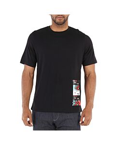 Roberto Cavalli Men's Black Time Ravers Graphic T-shirt