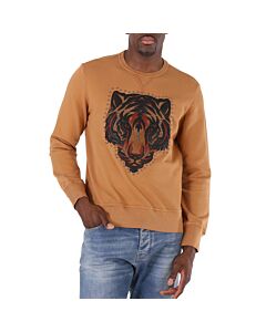 Roberto Cavalli Men's Cinnamon Animalia Embroidered Sweatshirt