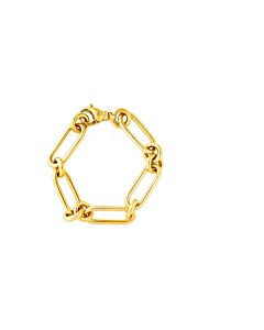 Roberto Coin 18k Yellow Gold Classic Link Bracelet 8" - 9151059AYLB0