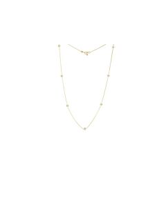 Roberto Coin 18K Yellow Gold Diamonds By The Inch 7 Station Necklace