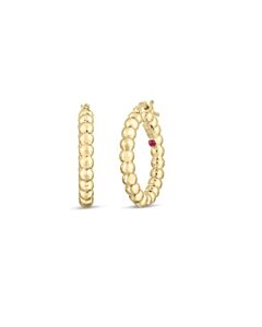Roberto Coin 18K Yellow Gold Oro Classic Hoop Earrings - 6740646Ayer0