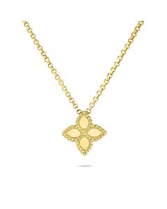 Roberto Coin 18K Yellow Gold Small Princess Flower Pendant Necklace
