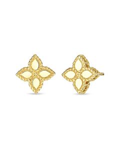 Roberto Coin 18K Yellow Gold Small Princess Flower Stud Earrings