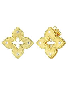 Roberto Coin Diamond Petite Princess Flower Earring - 7772985AYERX