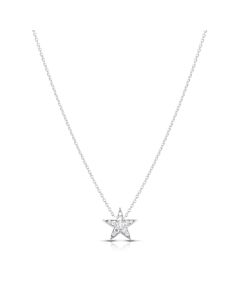 Roberto Coin Tiny Treasures Diamond Star Necklace - 111438AWCHX0