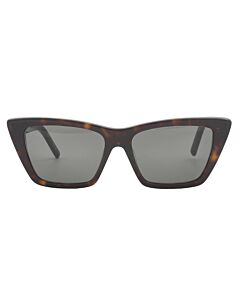 Saint Laurent 55 mm Havana Sunglasses
