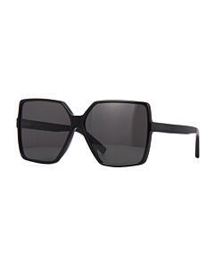 Saint Laurent 63 mm Black Sunglasses