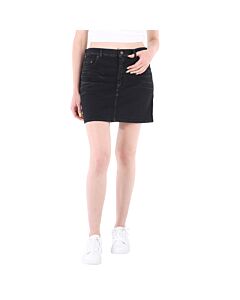 Saint Laurent Denim Mini Skirt