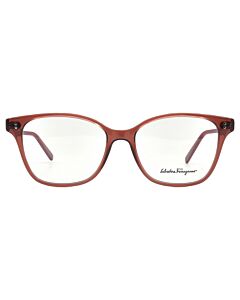 Salvatore Ferragamo 52 mm Transparent Cherry/Burgundy Eyeglass Frames