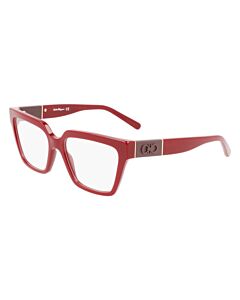 Salvatore Ferragamo 53 mm Burgundy Eyeglass Frames