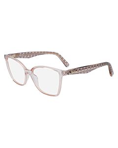 Salvatore Ferragamo 54 mm Crystal Peach Eyeglass Frames