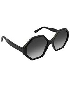 Salvatore Ferragamo 55 mm Crystal Brown Sunglasses