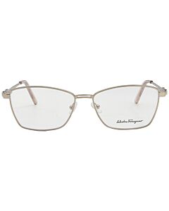 Salvatore Ferragamo 55 mm Shiny Rose Gold Eyeglass Frames