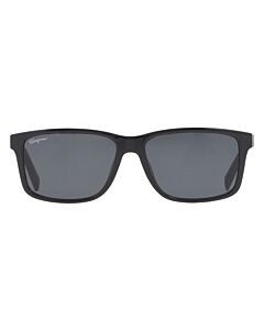 Salvatore Ferragamo 57 mm Black/Blue Sunglasses