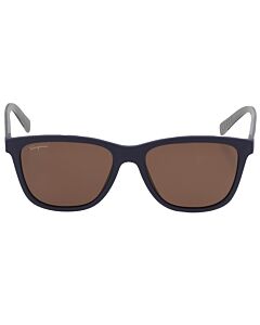 Salvatore Ferragamo 57 mm Matte Blue Sunglasses