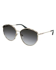 Salvatore Ferragamo 60 mm Rose Gold/Grey Sunglasses