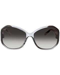 Salvatore Ferragamo 61 mm Black Sunglasses