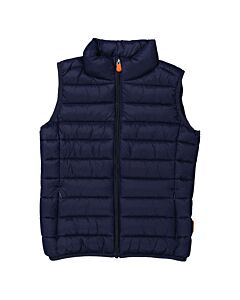 Save The Duck Girls Navy Blue Andy Icon Puffer Vest