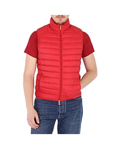 Save The Duck Men's Tango Red Adam Icon Puffer Vest