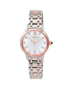 Women's Core Stainless Steel Mother of Pearl Dial Watch