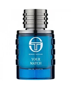 Sergio Tacchini Men's Your Match EDT Spray 3.4 oz Fragrances 810876032353