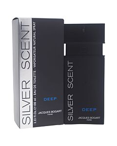 Silver Scent Deep by Jacques Bogart for Men - 3.4 oz EDT Spray