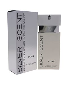 Silver Scent Pure by Jacques Bogart for Men - 3.3 oz EDT Spray
