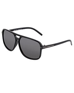 Simplify Reed 59 mm Black Sunglasses