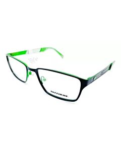 Skechers 54 mm Black/Green Eyeglass Frames