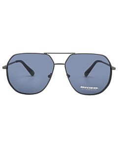 Skechers 61 mm Matte Dark Nickeltin Sunglasses