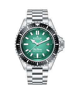 SkyDiver Neptunian Stainless Steel Green Dial Watch