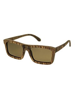 Spectrum Burrow 53 mm Brown Sunglasses