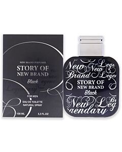 Story Of New Brand Black by New Brand for Men - 3.3 oz EDT Spray