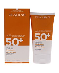 Sun Care Cream SPF 50 by Clarins for Unisex - 5.1 oz Sunscreen