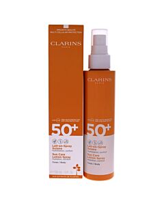 Sun Care Lotion Spray SPF 50 by Clarins for Unisex - 5 oz Sunscreen