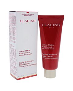 Super Restorative Hand Cream by Clarins for Women - 3.3 oz Hand Cream