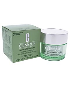 Superdefense Night Recovery Moisturizer - Combination Oily To Oily by Clinique for Women - 1.7 oz Moisturizer